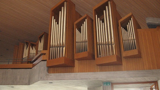 St. Andreas Catholic Church - pipes of the organ