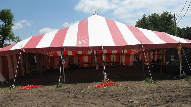 Sanctuary tent - aftermath