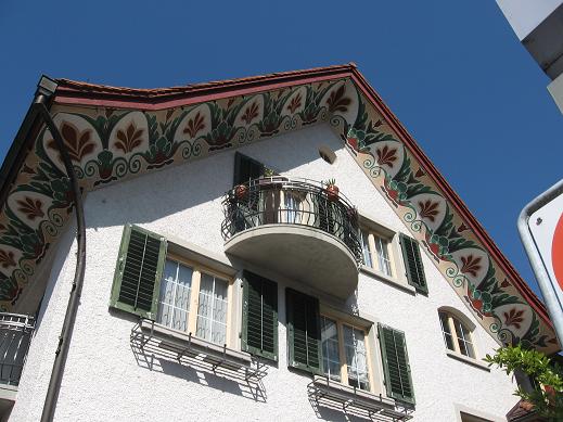 Uster - painted building