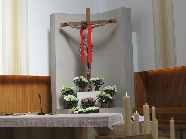 Inside of church - Crucifix