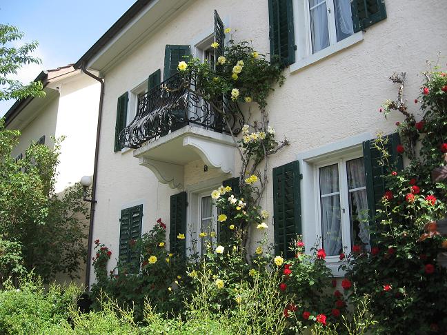 Uster - pretty house on way to church Sunday morning