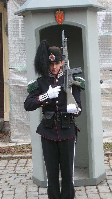 Akershus Fortress - military guard