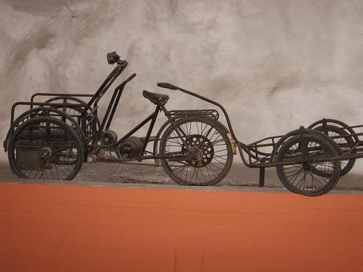 Old bicycle found in cave