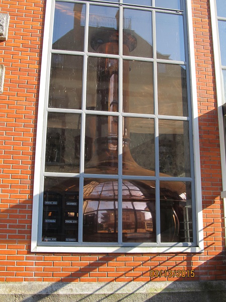 Copper brewery tanks